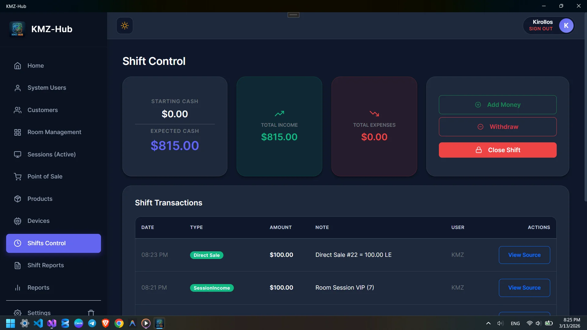 Shift Control